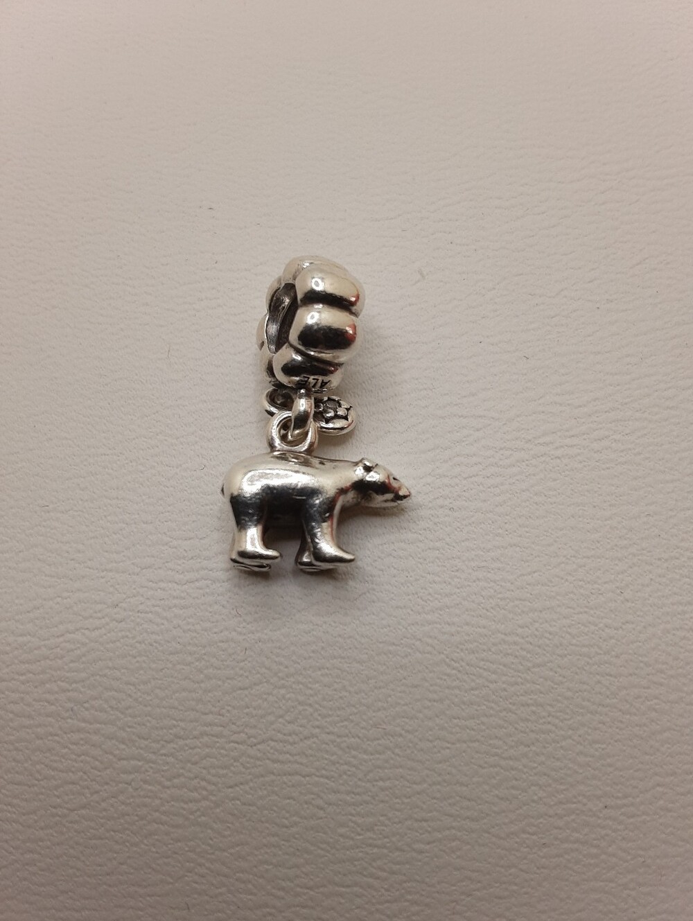 Authentic Pandora Polar Bear Dangle Charm - EUC